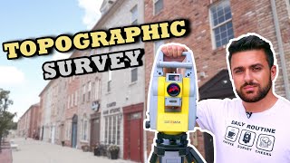 How to do a Topographic Survey with a Total Station [upl. by Dorelle]