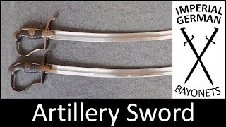 Prussian Artillery Swords M1848 and New pattern Episode 70 [upl. by Gere934]