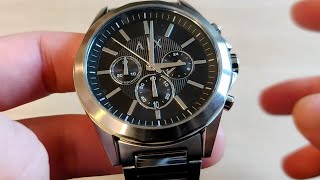 Armani Exchange watch review Drexler AX2600 [upl. by Mcloughlin953]