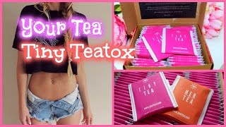 Healthy Living How I Detox with Tiny Teatox [upl. by Arikahc931]