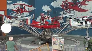 Be ride a Airforce with the Plane at Fantasy Fair at Woodbine Centre Mall [upl. by Ezzo508]