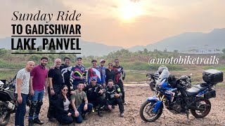 Sunday Ride to Gadeshwar Lake Panvel  motobiketrails [upl. by Bihas4]