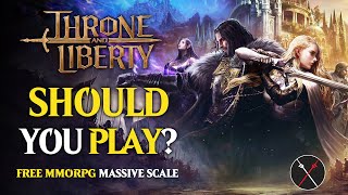 THRONE AND LIBERTY Gameplay Preview — Should you Play It Is it Worth it NEW MMORPG [upl. by Ulland]