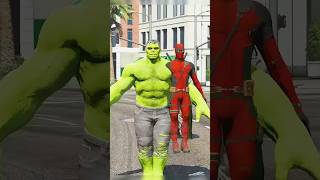 GTA V HULK DEADPOOL VA TEAM DR DOOM EPIC FIGHT  Shorts  GTA5  Hulk [upl. by Llevart]