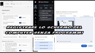 Come registrare lo schermo del computer senza programmi [upl. by Whitney]