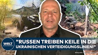 PUTINS KRIEG quotDas hat zersetzende Wirkungquot Geländegewinne Russen drängen Ukrainer zurück [upl. by Ferrell]