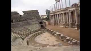 ESPAÑA  MERIDA TEATRO ROMANO DE MERIDA [upl. by Bernardina802]