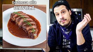 a fantastic SPICY STEAK SAUCE you MUST TRY marcella hazan recipe [upl. by Eiggam]