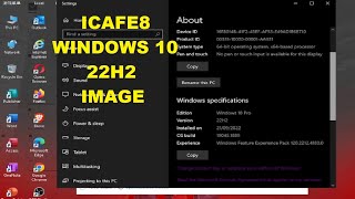 ICAFE8 WINDOWS 10 22H2 IMAGE  MULTIPLE SPECS COMPLETE APPS  PLUG amp PLAY  ICAFE8 9190 [upl. by Garek706]