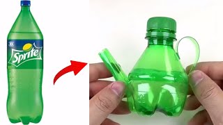 How to make kettle frome waste bottle plastic bottle craft ideas  Make kettle frome waste bottle [upl. by Panta]