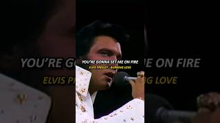 Elvis Presley  Burning Love Lyrics [upl. by Eisac151]