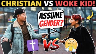 WOKE COLLEGE KIDS GET WRECKED BY CHRISTIAN ProChoice Debate [upl. by Magdalene]