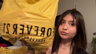 Forever 21 Haul 🛍️ I might have a shopping addiction [upl. by Trilby]