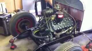 Flathead v8 Running in a 1929 Model A Roadster [upl. by Nivek]