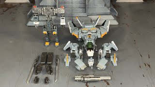 Review of Takara Tomy Diaclone Reboot TM  24 Tactical Mover Horus Versaulter F Thrust Unit [upl. by Htirehc588]