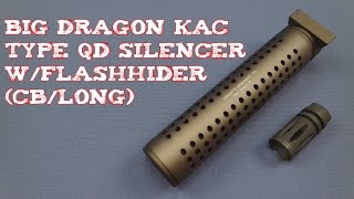 Review Big Dragon KAC Type QD Silencer wFlashhider CBLong [upl. by Ades]