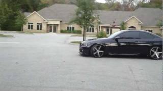 BMW on Vossen CV3s OSSDESIGNS Headlights [upl. by Ilagam]