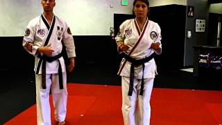 Choong Jung 2 Segment 7 amp 8  Schafers ATA Martial Arts [upl. by Normand]