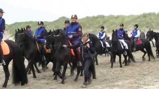 Mega strandrit Friese paarden 2013 [upl. by Thrasher]