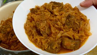 🥰 Gjella më e Pëlqyer e kësaj Sezone  Mish me Lakër  💕 RECETA E VJETËR  ❤️ [upl. by Rico928]