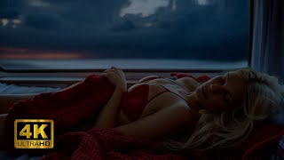 Cozy Rain on Window and ASMR  Rain on Camping Car Window 🌧️ Rainy Night Retreat [upl. by Imiaj]