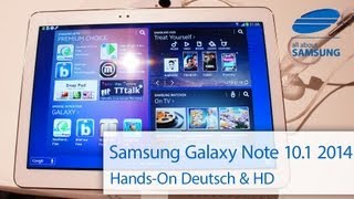 Samsung Galaxy Note 101 2014 Edition HandsOn  IFA 2013 [upl. by Mariele584]