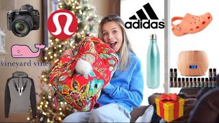 WHAT I GOT FOR CHRISTMAS Adidas Lulu lemon Nike VinyardVines ivory ella etc [upl. by Yetnom]