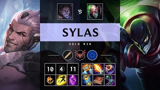 Sylas Mid vs Singed Rampage  EUW Grandmaster Patch 1422 [upl. by Fraase824]