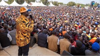 LIVE Raila Odinga launching ODMs massive Recruitment drive in Siaya [upl. by Karlise34]