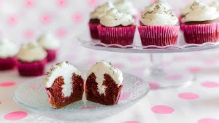 Rezept Schoko Cupcakes mit Sahnefüllung [upl. by Hagood]