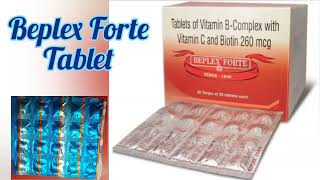 BEPLEX FORTE TabletVitamin BComplex With Vitamin C and Biotin Tablet full Review in hindi [upl. by Eladnor]