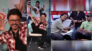 Venkatesh Imitates Venu Madhav Scene In Neninthe Movie  F3 Team Hilarious Game With Pradeep [upl. by Allianora816]