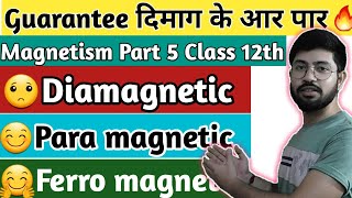 Magnetism04 Diamagnetism Paramagnetism amp Ferromagnetism material What is diamagnetic Paramagnetic [upl. by Akimal]