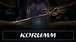 Warframe Weapon Encyclopedia  Korumm 2022 [upl. by Wagoner]