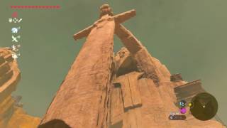 ZELDA BOTW Secret Shrine Korsh Ohus Blessing  East Gerudo Ruins [upl. by Blakelee46]