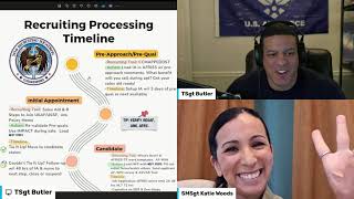 SMSgt Wood’s Recruiting Processing Timeline for Air Force Recruiters — An Interview by TSgt Butler [upl. by Isia]