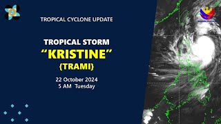 Press Briefing Tropical Storm KristinePH at 05 AM  October 22 2024  Tuesday [upl. by Tierell]