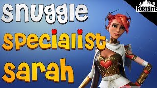 FORTNITE  Snuggle Specialist Sarah Perks and Gameplay Ninja With Angel Wings [upl. by Ulrike406]