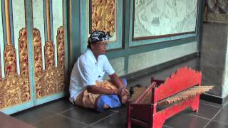 Bamboo gamelan played in Ubud Bali Indonesia [upl. by Rosana]