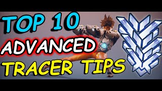 TOP 10 ADVANCED TRACER TIPS  Overwatch 2 [upl. by Arbe]