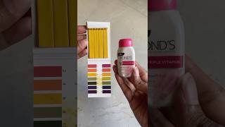 Revealing POND’S Body Lotion pH Test 😱 shorts ytshorts ashortaday explorepage foryou pHtest [upl. by Lantz]