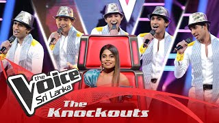 Gayashan Rajapakshe  Lassana Lokaye ලස්සන ලෝකයේ   The Knockouts  The Voice Sri Lanka [upl. by Lletnuahs]