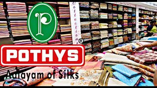 Pothys latest collection sarees Mulberrytissuecottondeepavali 2024 [upl. by Cyler]