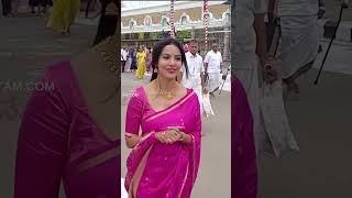 Priya Anand Looking Gorgeous In Saree [upl. by Lapointe683]