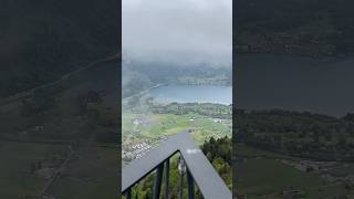 Harder Kulm Top of Interlaken cliff view breathtaking Switzerland 🇨🇭 [upl. by Dun]