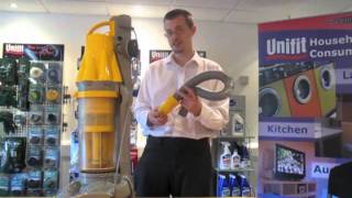 How to change a hose on a Dyson DC07  by Unifit [upl. by Yevreh532]