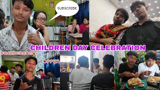 CHILDRENS DAY CELEBRATION 🎉  CHINI TUITION TEACHER TREAT REKHA CHUNO  childrendayksm2024 [upl. by Keiryt]