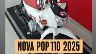 NOVA POP 110 ES 2025 POP PARTIDA ELÉTRICA [upl. by Lennej938]