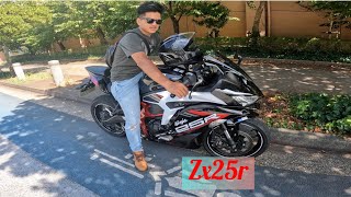 Kawasaki ninja zx25r inline 4cylinder Bike nepalivlog [upl. by Brick]