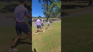 On Saturday 9 year old Beau Runia made his first holeinone on 13 at Prestwick on camera [upl. by Dranoel]